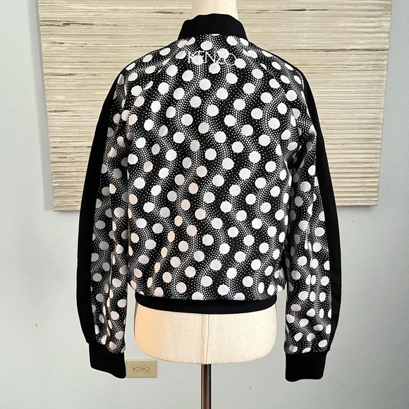 Kenzo Paris polka dot black bomber jacket size S - Picture 10 of 15
